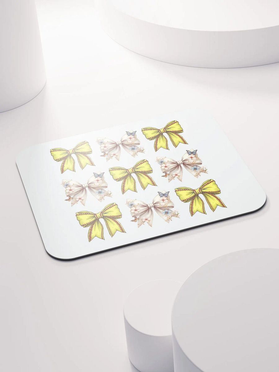 Spring Bows Softball Butterfly Garden Mouse Pad product image (4)