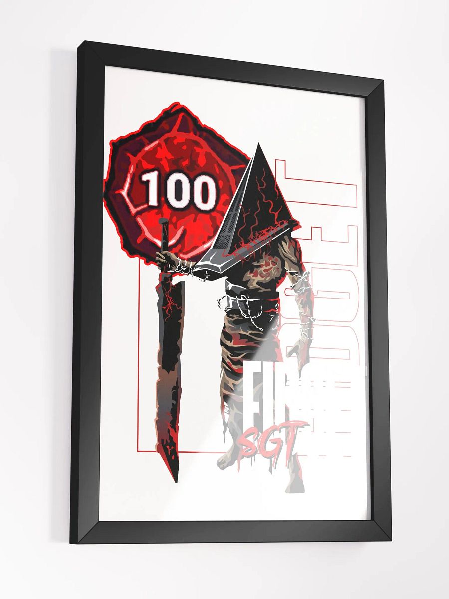 P100 Pyramid Head - Framed Poster product image (3)