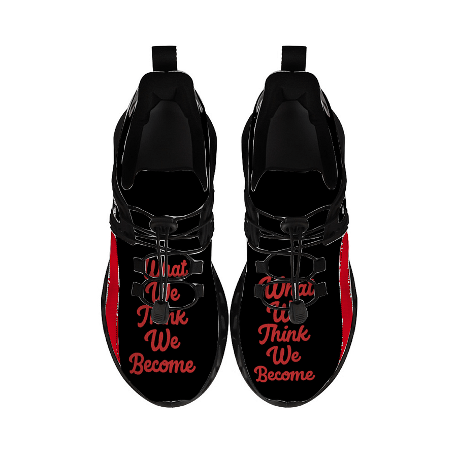 What,We,Think,We,Become Unisex Elastic Sport Sneakers Non-slip product image (3)