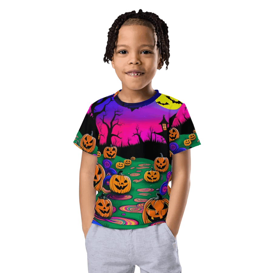 Haunted Pumpkins Habitat Kids T Shirt product image (11)