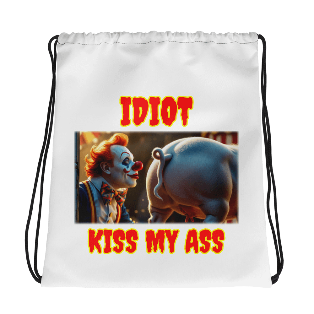 Sassy Clown All-Over Drawstring Bag product image (1)