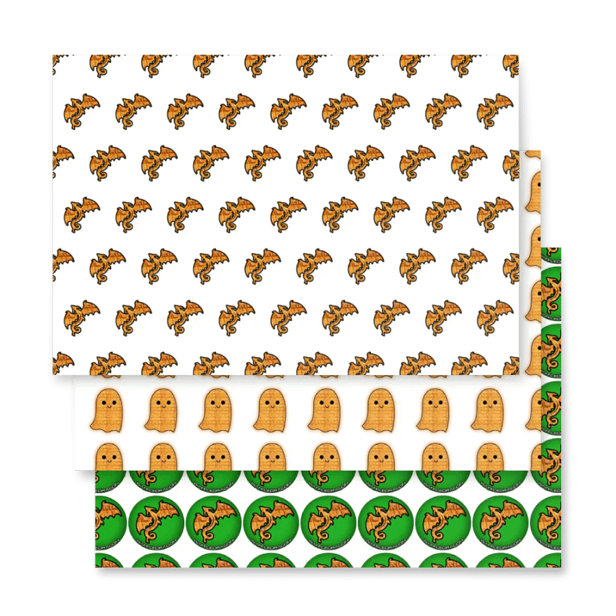 Waffle Wrapping Paper Set product image (4)