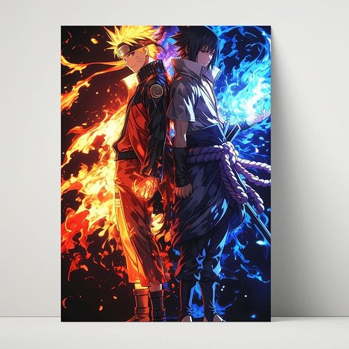 🔥 Two legendary sides of the same world — one defined by destiny, the other by unshakable will. These new metal prints bring ...