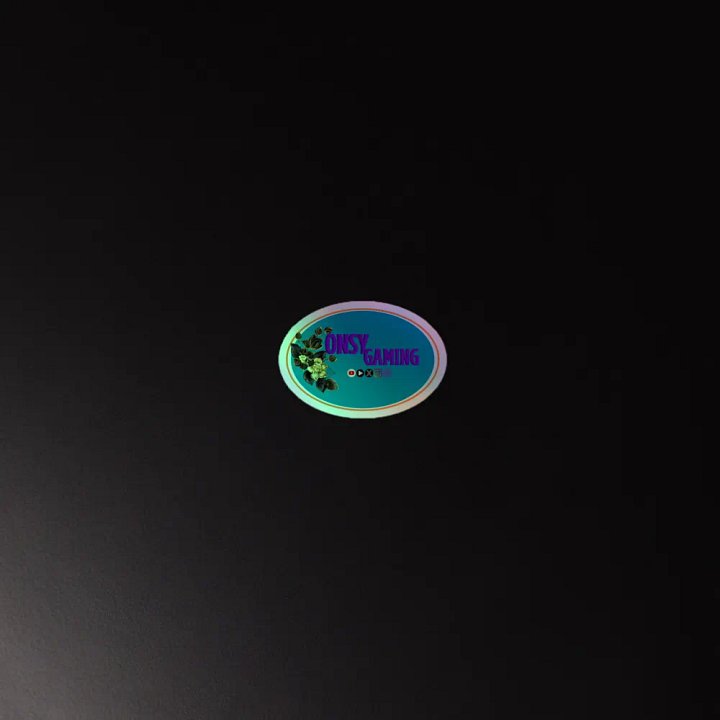 Logo holographic sticker product image (4)
