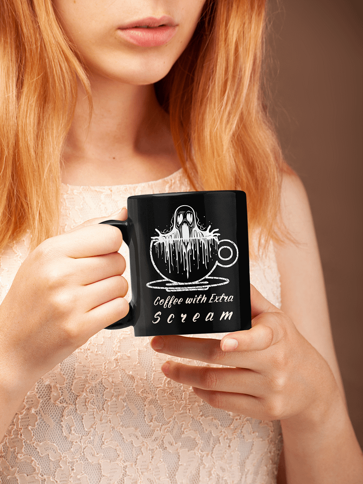 Coffee With Extra Scream Coffee Mug product image (1)