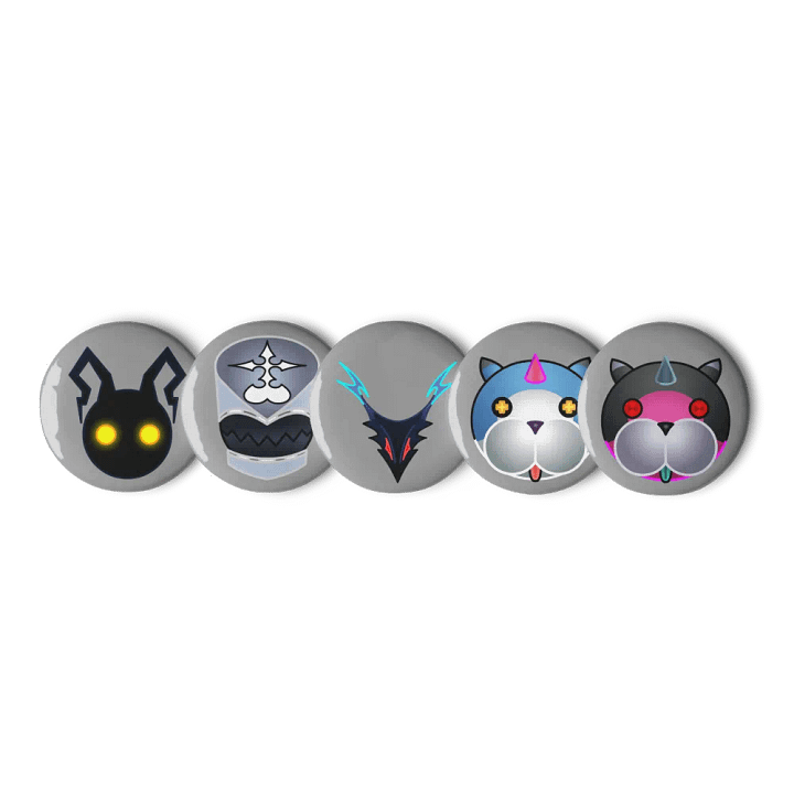 Kingdom Hearts Emoji Pin Set product image (1)