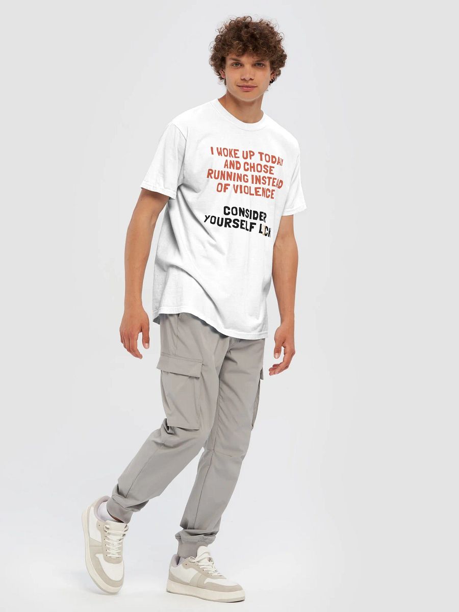 Choose Running, Not Violence T-Shirt product image (7)