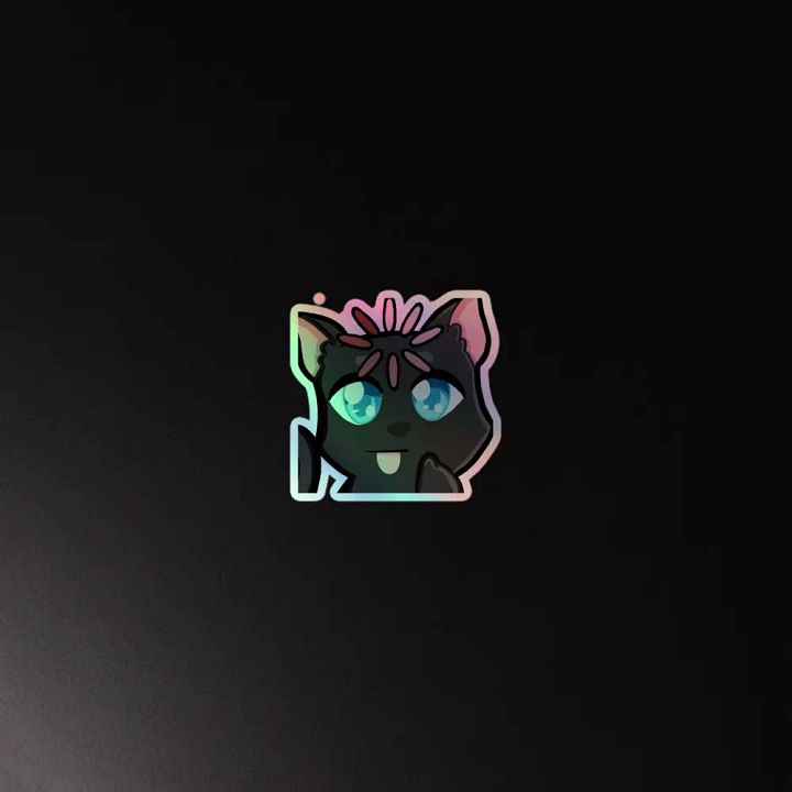 Brain Buffering Holo Sticker product image (4)