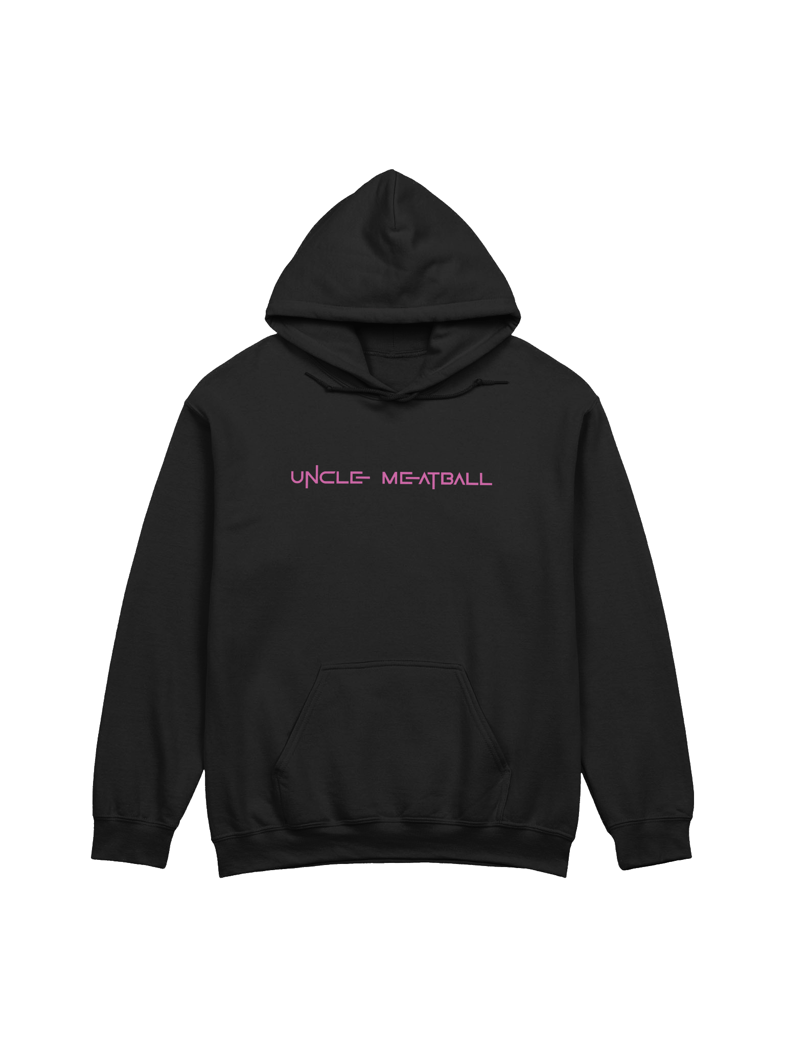 Uncle Meatball Pink Logo Hoodie product image (1)