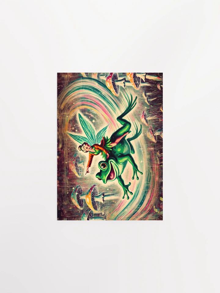 Whimsical Frog Fairy Premium Matte Poster product image (1)