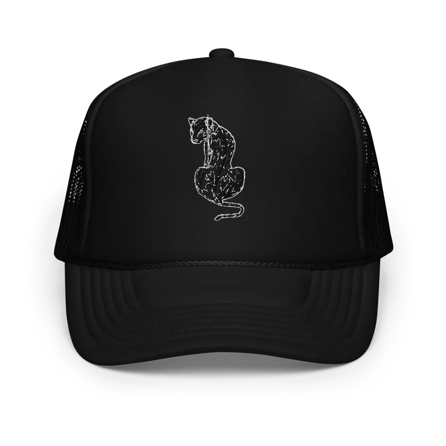 Twin Leopard (Black) Trucker Hat product image (1)