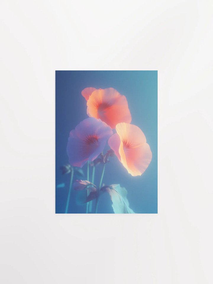 Ethereal Pansy Flower Matte Art Print product image (1)