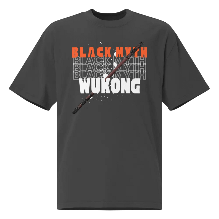 Wukong's Faded Myth Oversized Tee product image (4)