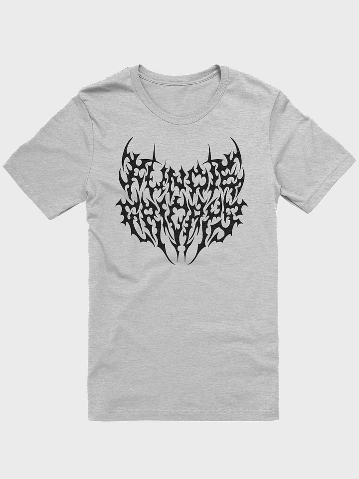 Metal Logo (black text) shirt product image (1)