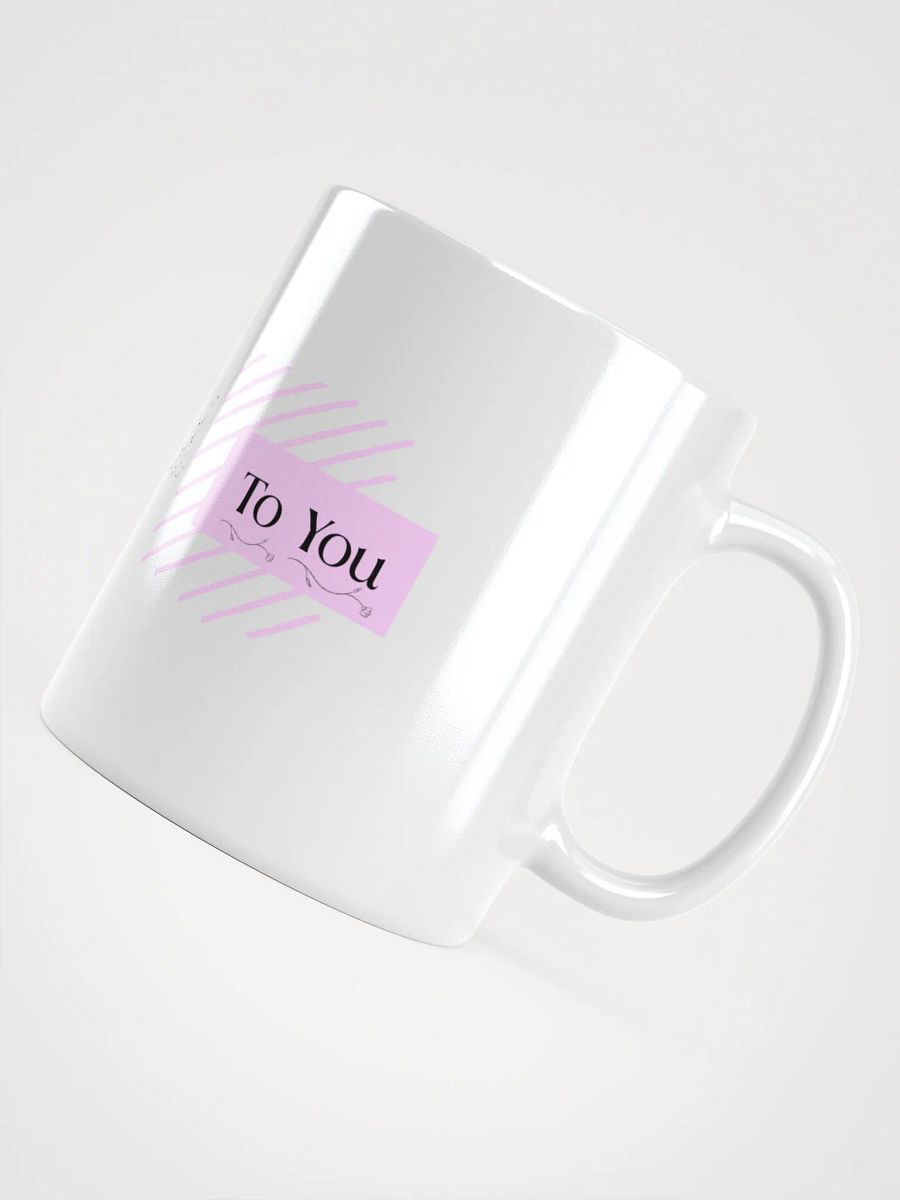 Pink/White Coffee Mug: Be Kind To You product image (4)