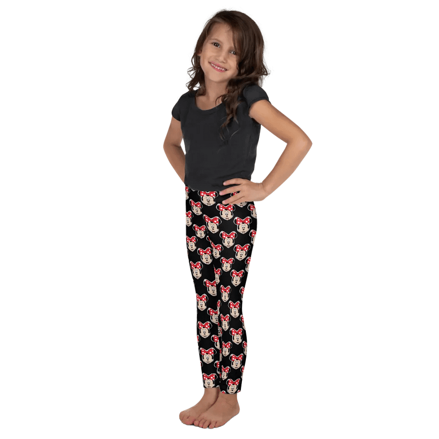 Bowtiful Faces All-Over Kids Leggings product image (5)