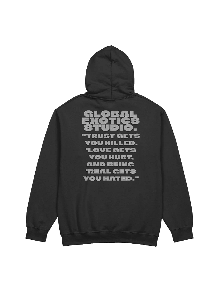 Trust No One Hoodie By Global Exotics product image (2)