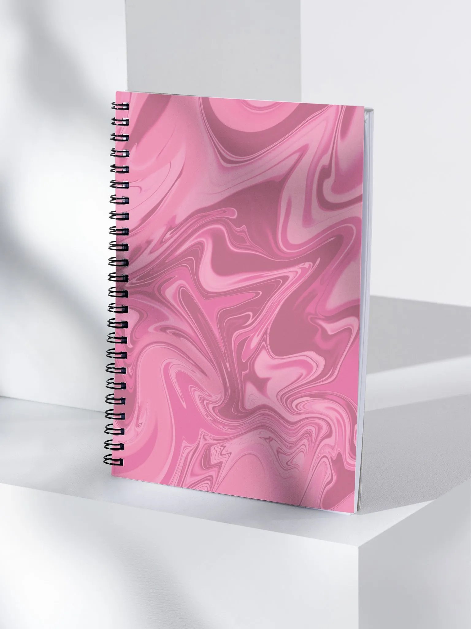 Cute Swirl Dotted Spiral Notebook product image (3)
