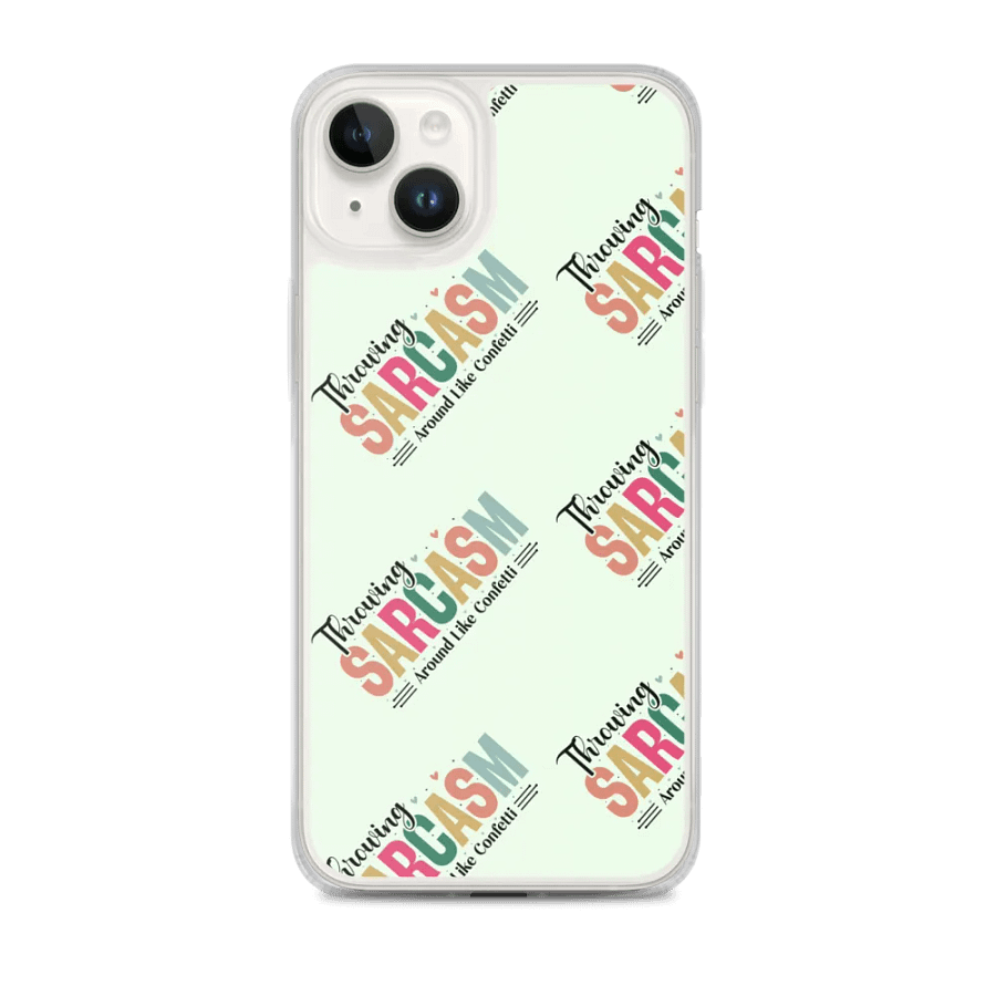 Sarcastic Confetti iPhone® Clear Case product image (1)