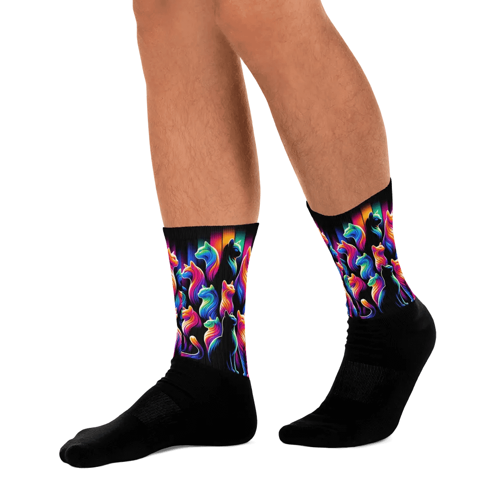 Black Foot Sublimated Socks product image (10)
