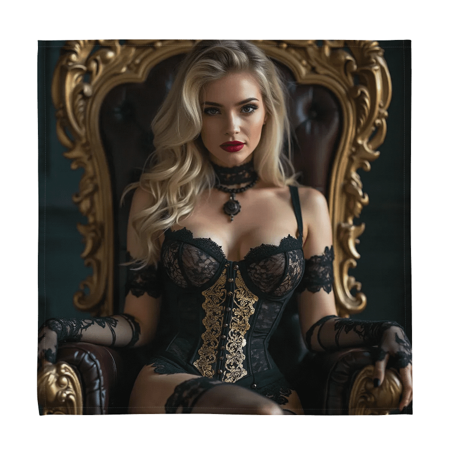 Goth Girl Sea Men Napkins (set of 4) product image (3)