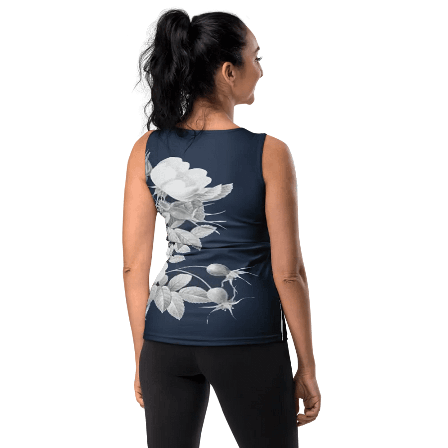 Hand-Drawn Flat Design Flower Outline Unisex T-Shirt DT007 product image (6)