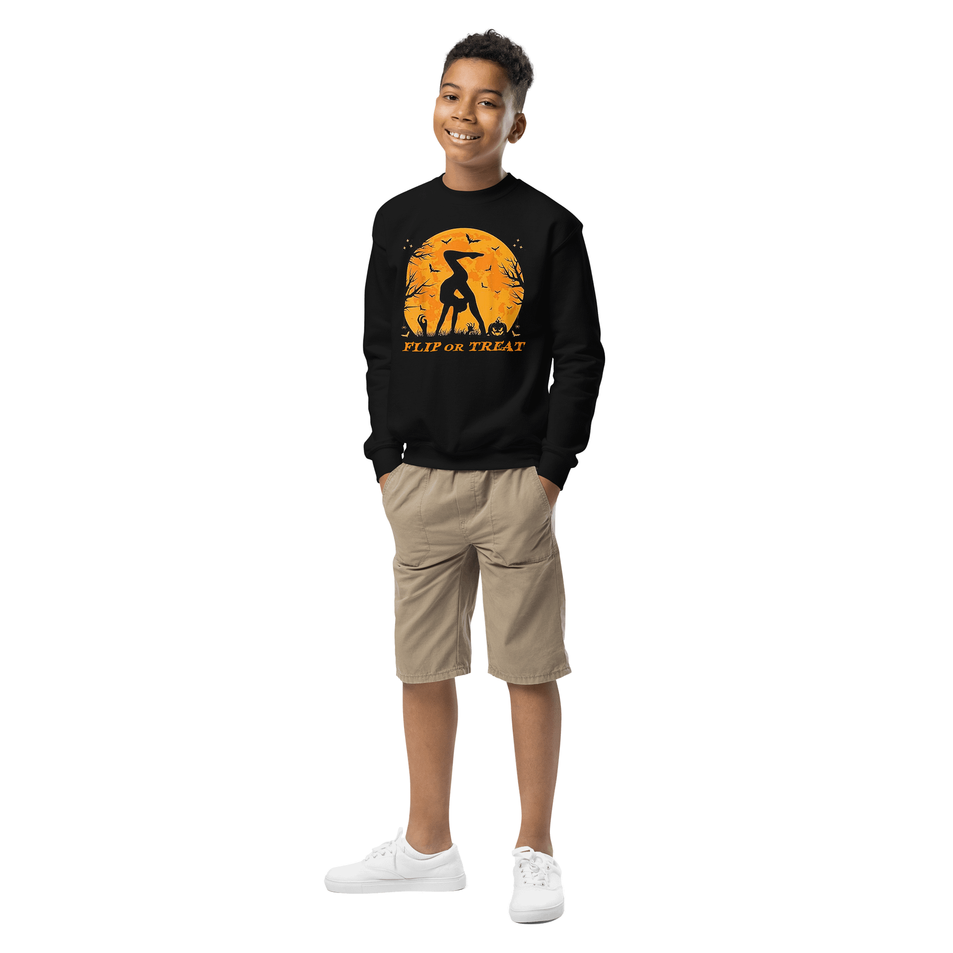 Gymnastics - Flip or Treat Kids Sweatshirt product image (1)
