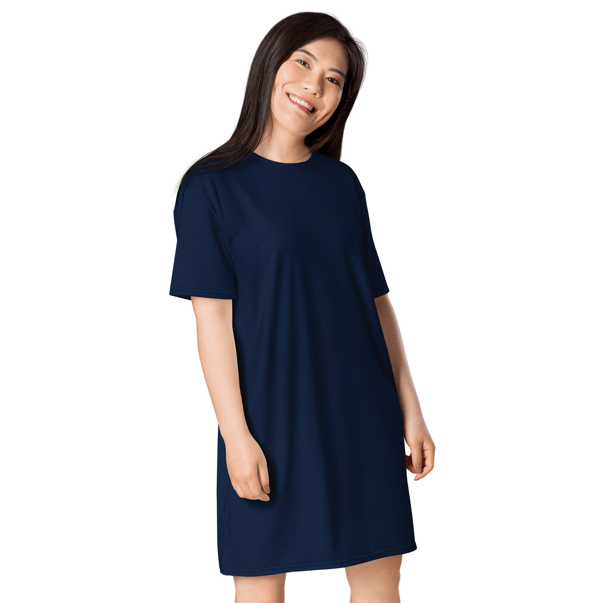 Oversized T-Shirt Dress - Timeless Navy, Sizes 2XS-6XL product image (4)