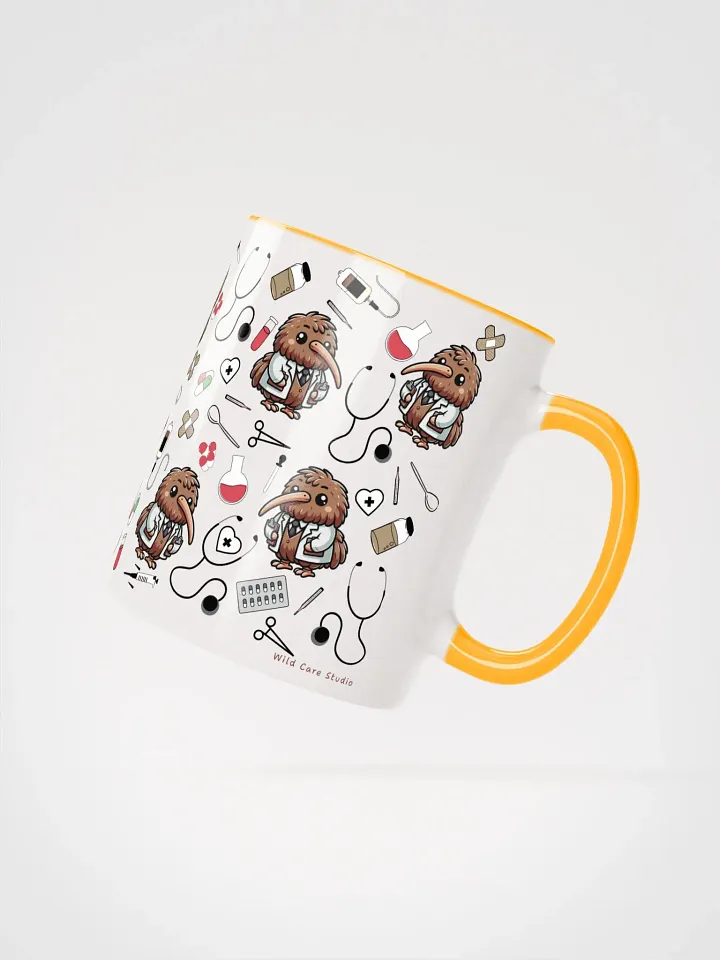 Cute Medical Coat Kiwi Ceramic Mug product image (2)