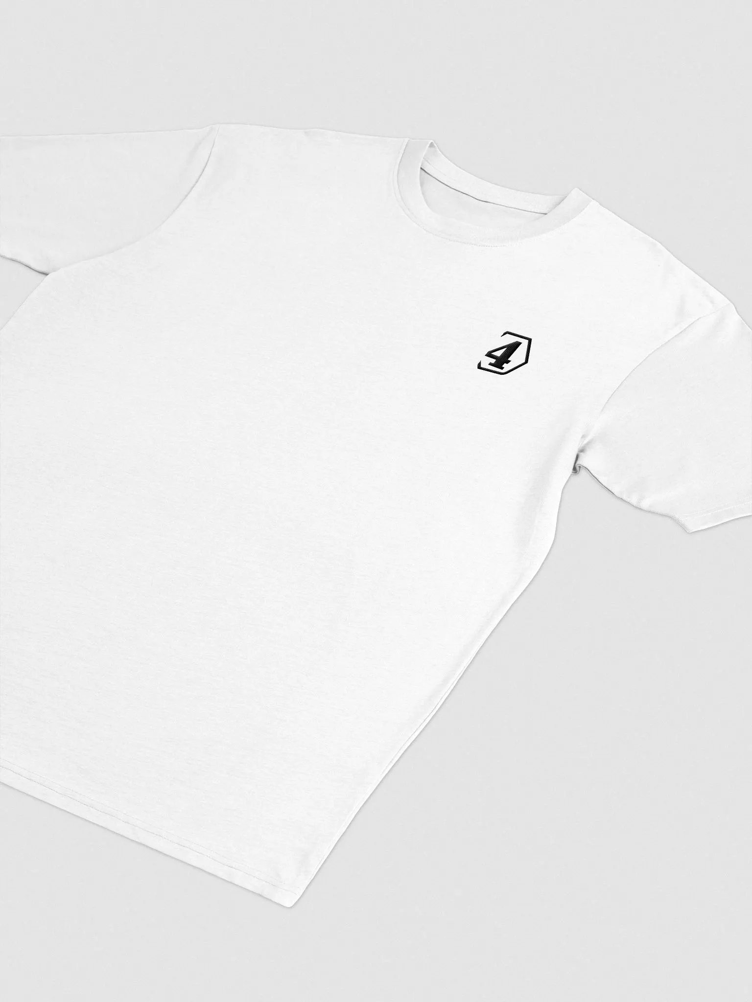 4 Mana embroided White T-Shirt product image (3)