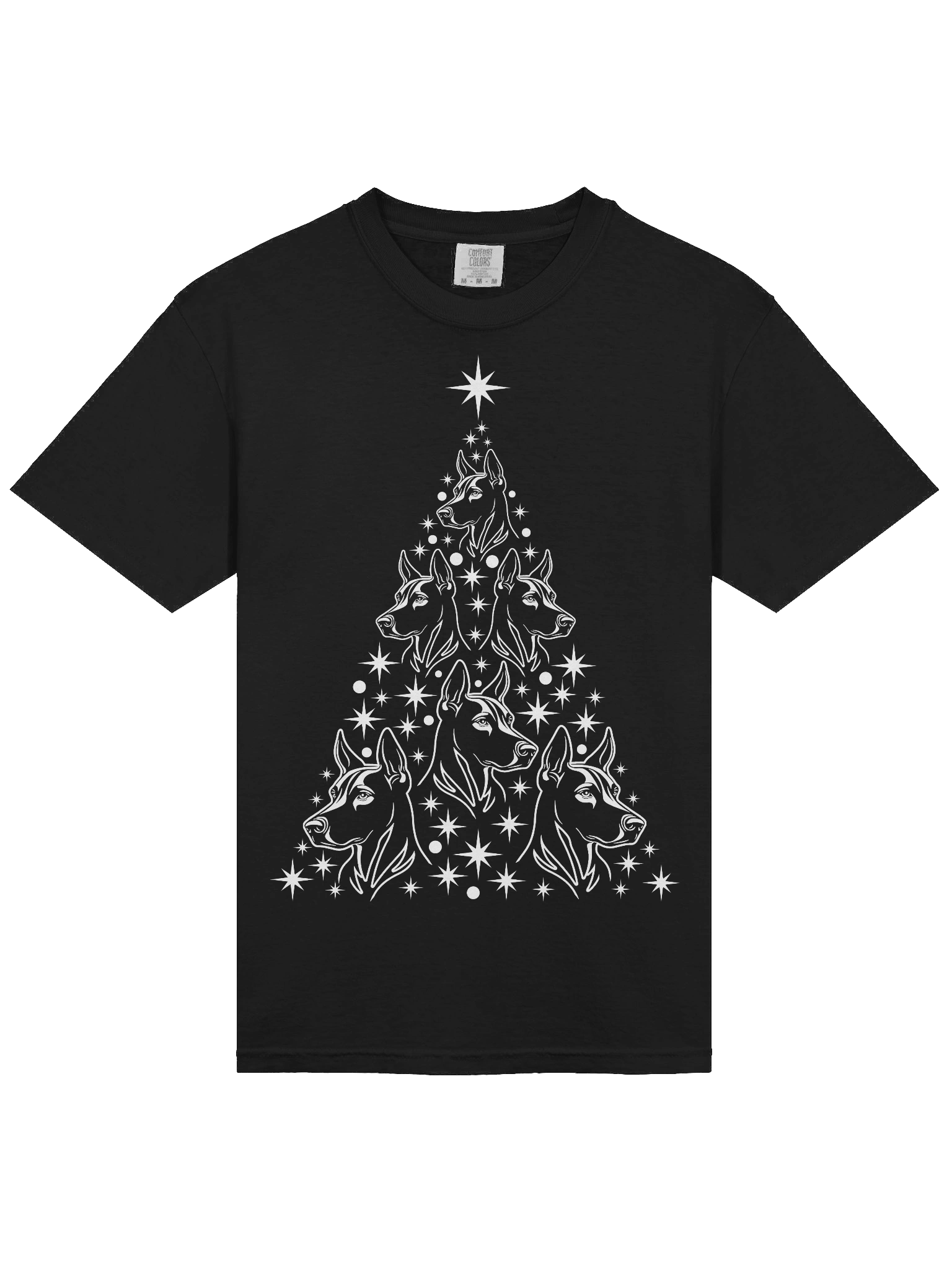 Doberman Christmas Tree T-Shirt product image (5)