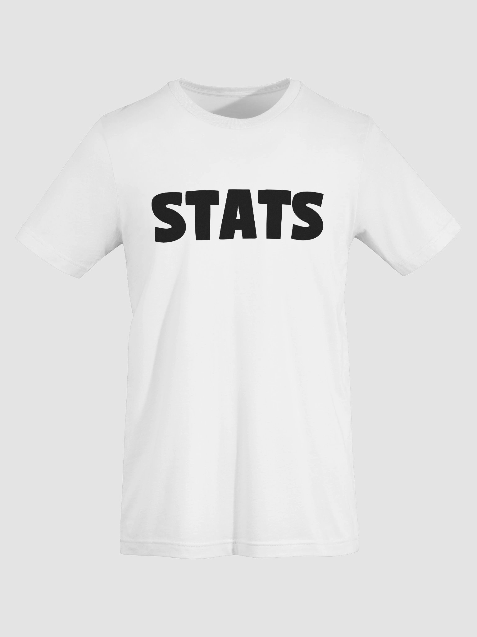 Stats T-Shirt (Black Lettering) product image (31)