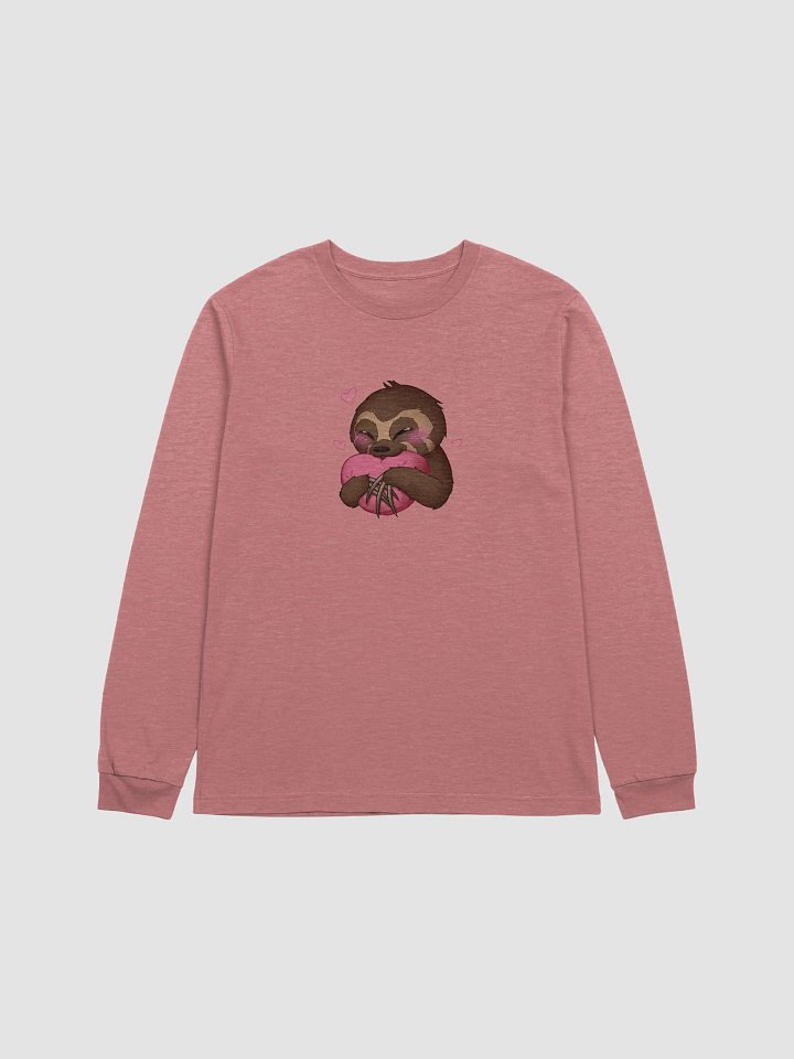 Blushing Sloth Long Sleeve Tee product image (1)