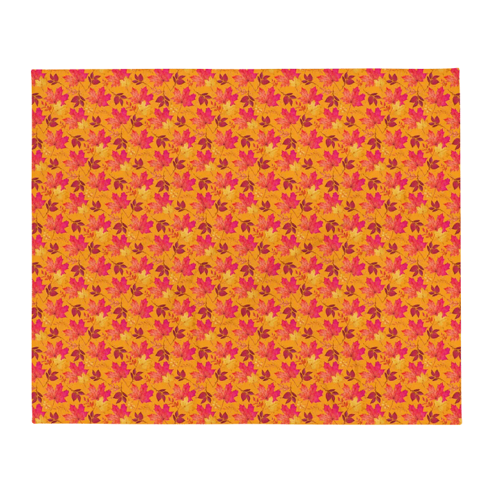Red Leaves Blanket product image (1)