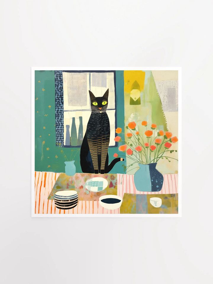 Art2401-35 Eclectic Cat Still Life - Art Print product image (5)
