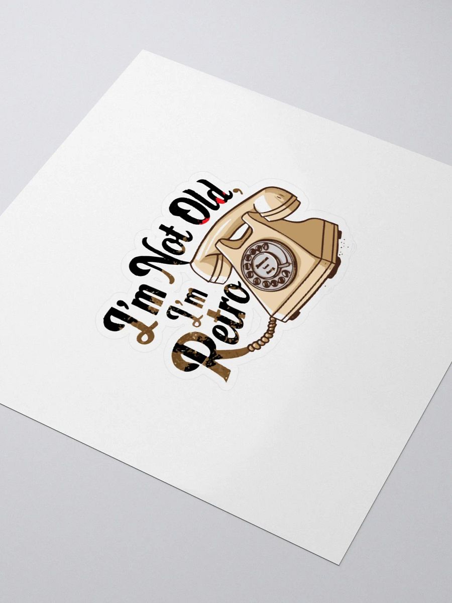 Vintage Telephone Kiss Cut Stickers product image (12)