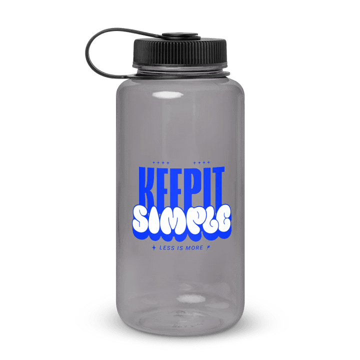 Wide Mouth Plastic Water Bottle product image (1)