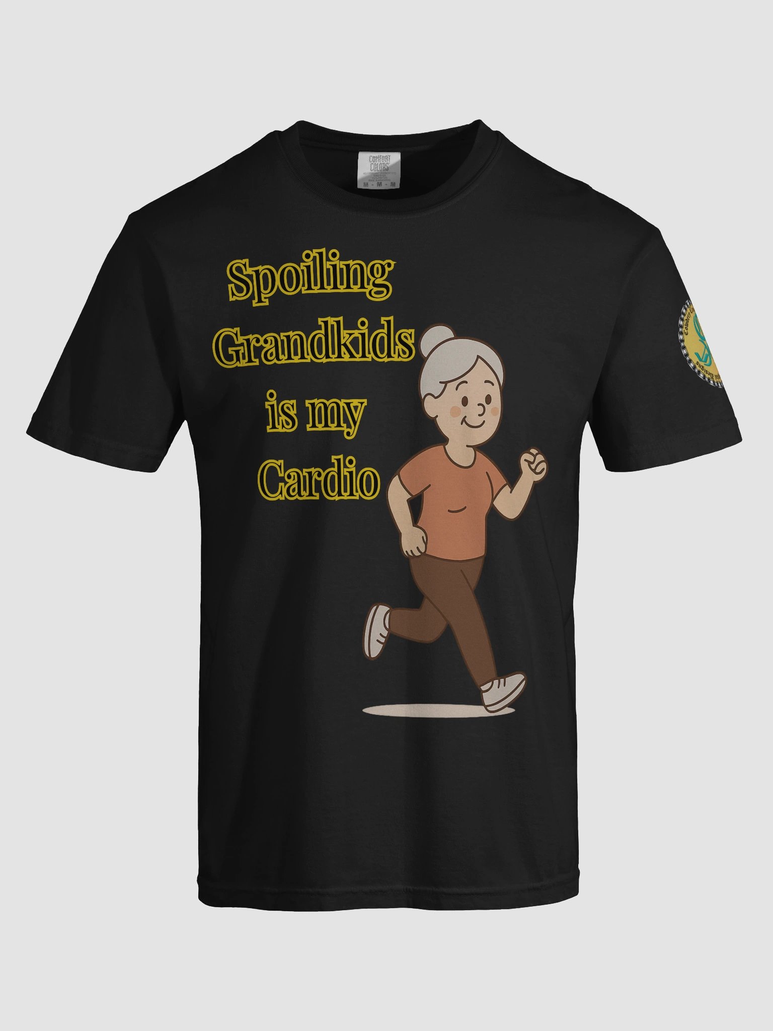 Spoiling Grandkids is my Cardio (Female) Comfort Colors Garment-Dyed Heavyweight T-Shirt Colors (1) product image (7)