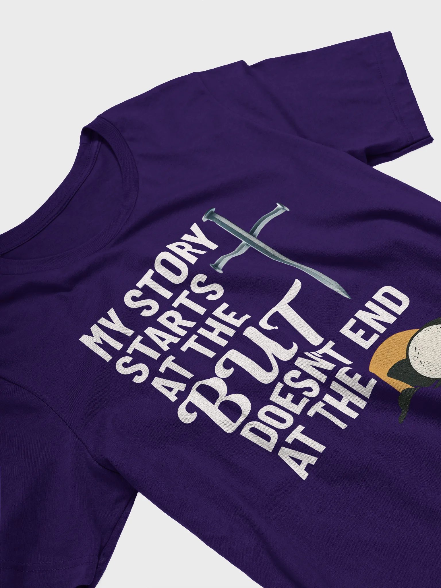 My Story Starts at the Cross – Faith Journey T-Shirt product image (31)