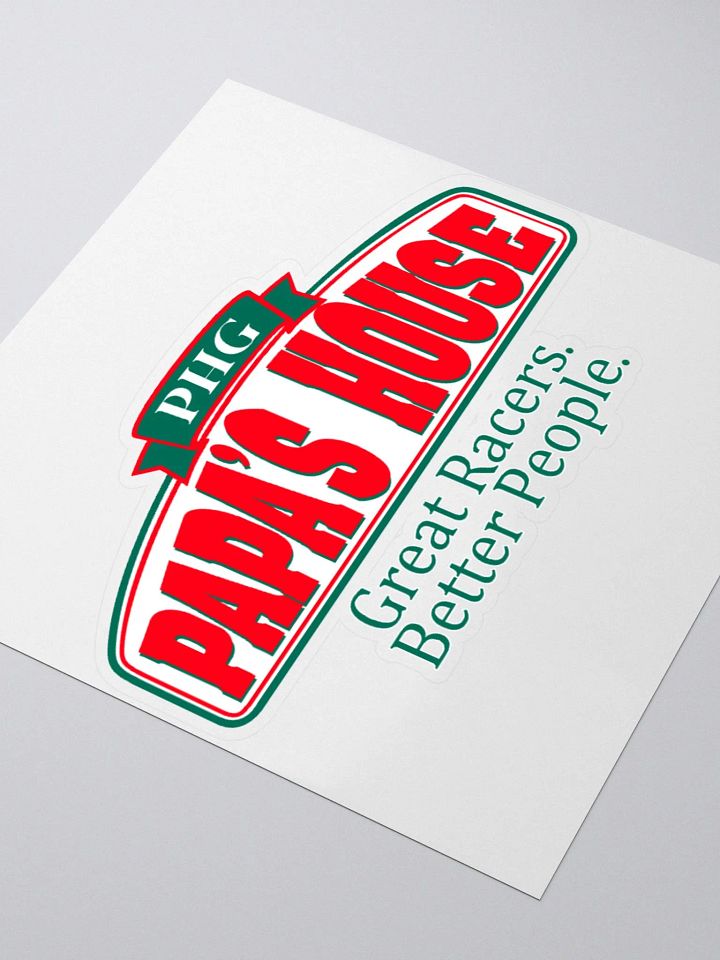 Papa's House Racing Emblem Stickers product image (2)