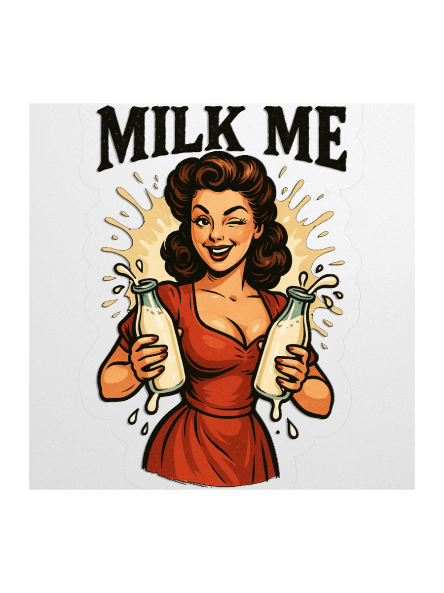 Vintage Milk Maiden Stickers product image (1)