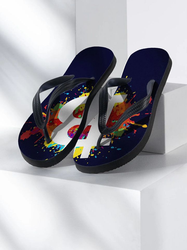 Splatter Bitcoin Flip-Flops product image (2)