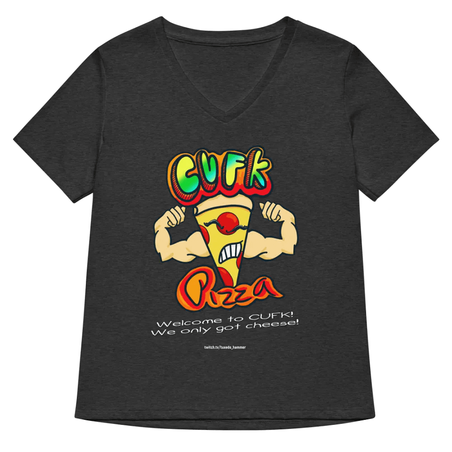 CUFT Pizza - Women's V-Neck T-Shirt product image (5)