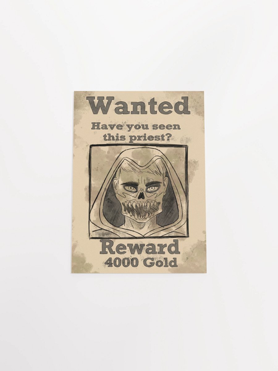 WANTED: Raz the Priest – Dragon Vault Reward Poster product image (13)