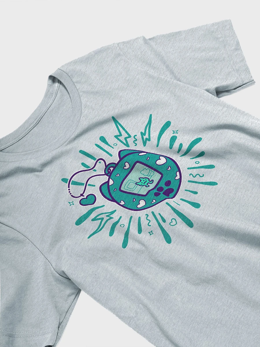 Lovely Digital Meow // T-Shirt - Teal - Light Mode product image (3)