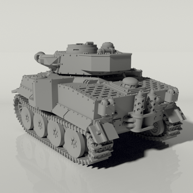 Grim Tiger Battle Tank STLs product image (4)