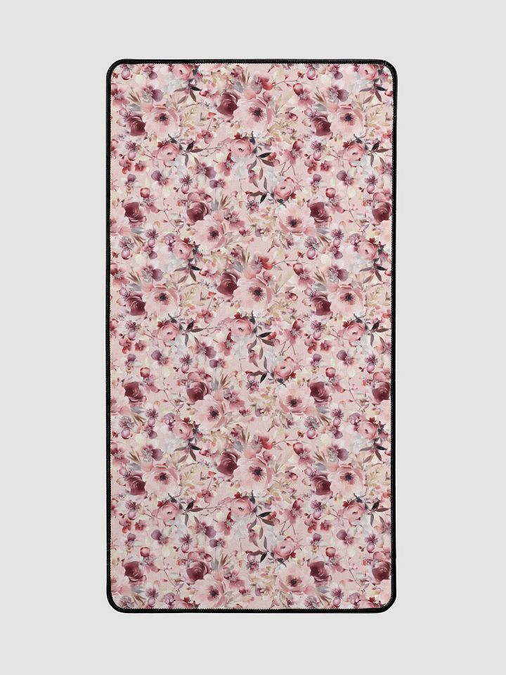 Pink Roses Garden Desk Mat product image (2)