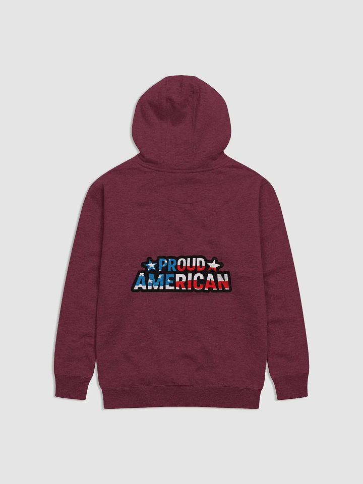 Hoodie: Proud American product image (8)