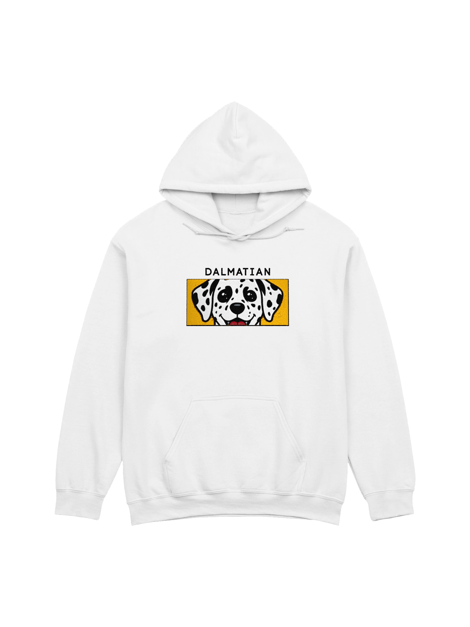 Embroidered Dalmatian Face Unisex Hoodie product image (1)