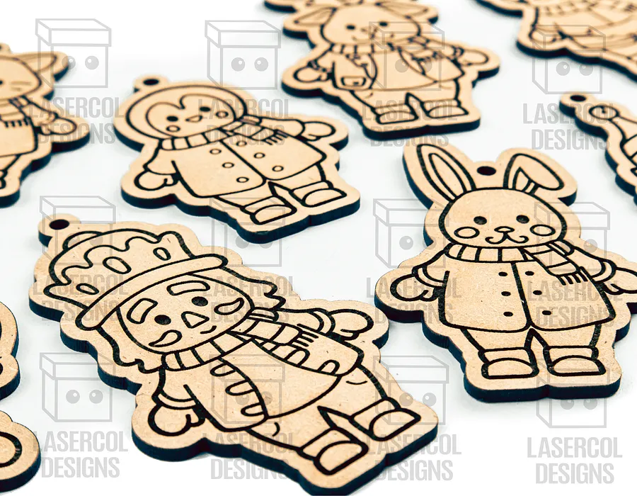 Christmas Ornaments - Laser Cut Files product image (10)